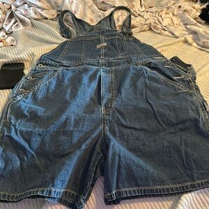 Retro Old Navy Denim Short Overalls